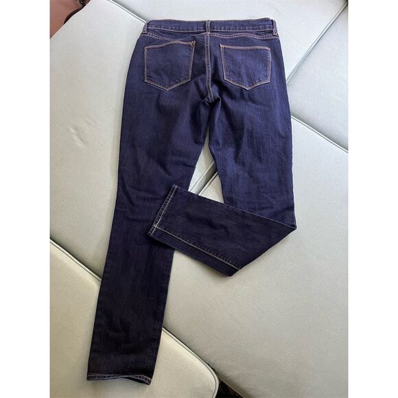 Old Navy Women's Skinny Jeans Size 6 Dark Wash Blue Denim - Picture 2 of 4